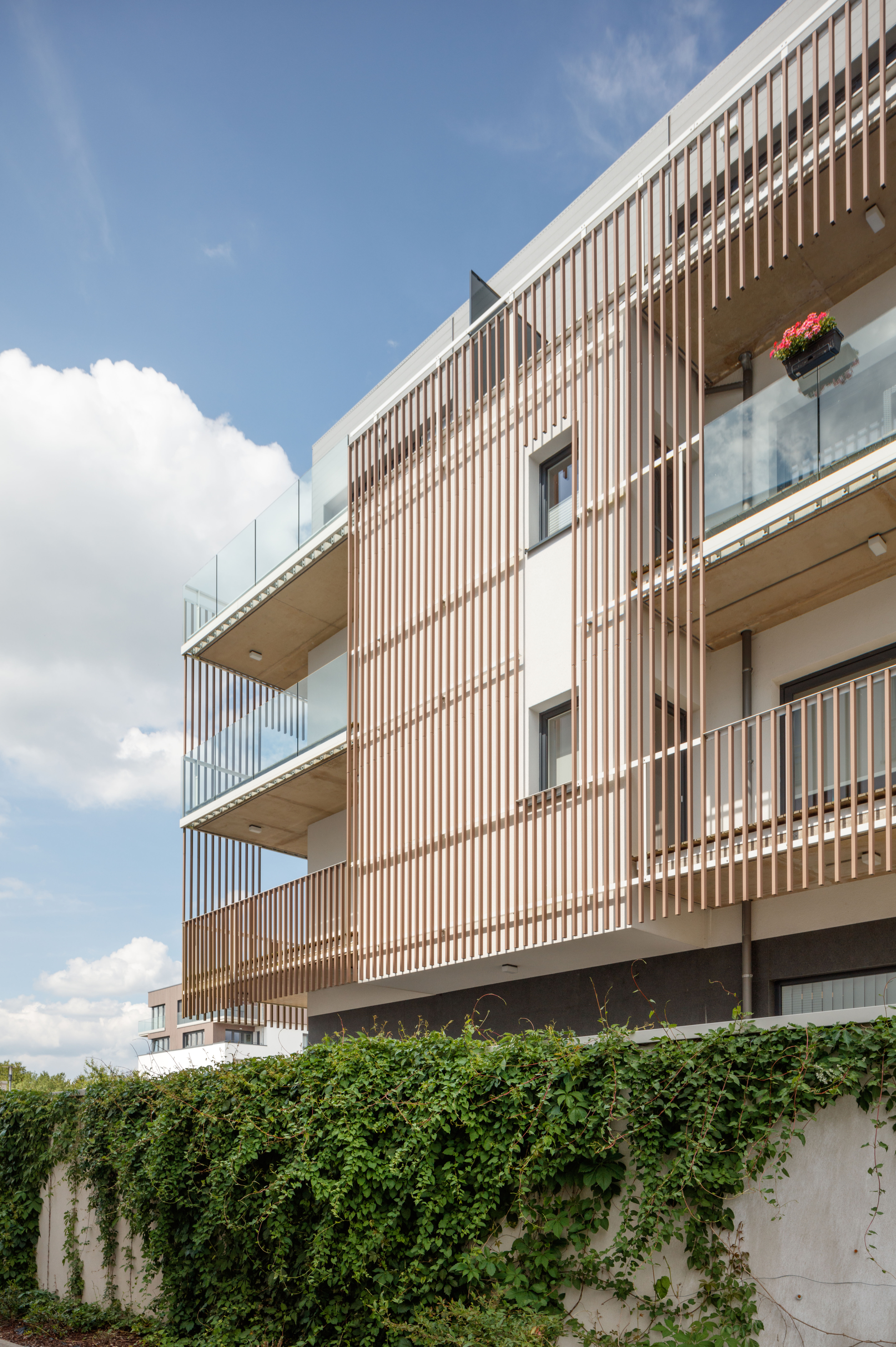 Wohngebäude_Offene Fassadenverkleidung - verti._Wohnhaus
