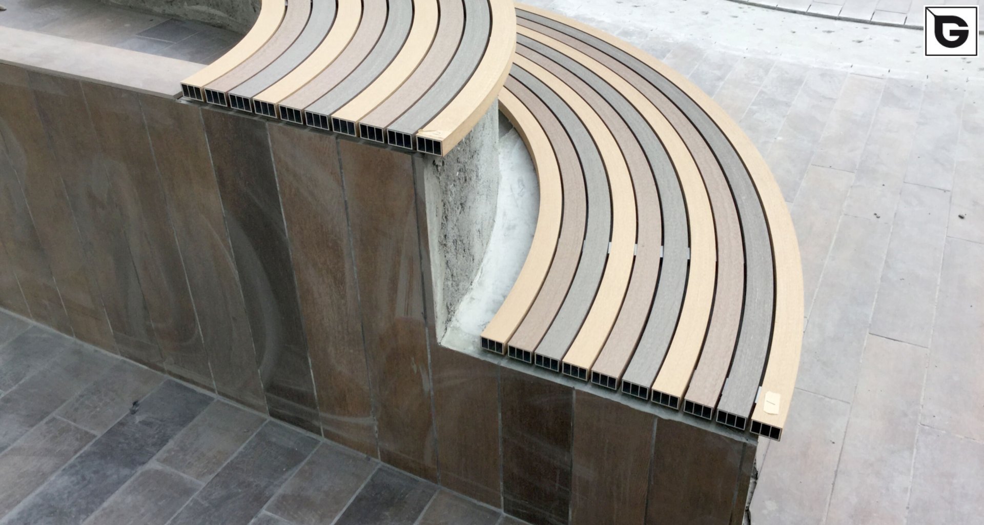 Einrichtungen_Straßenausstattung_Gebogene Profilen