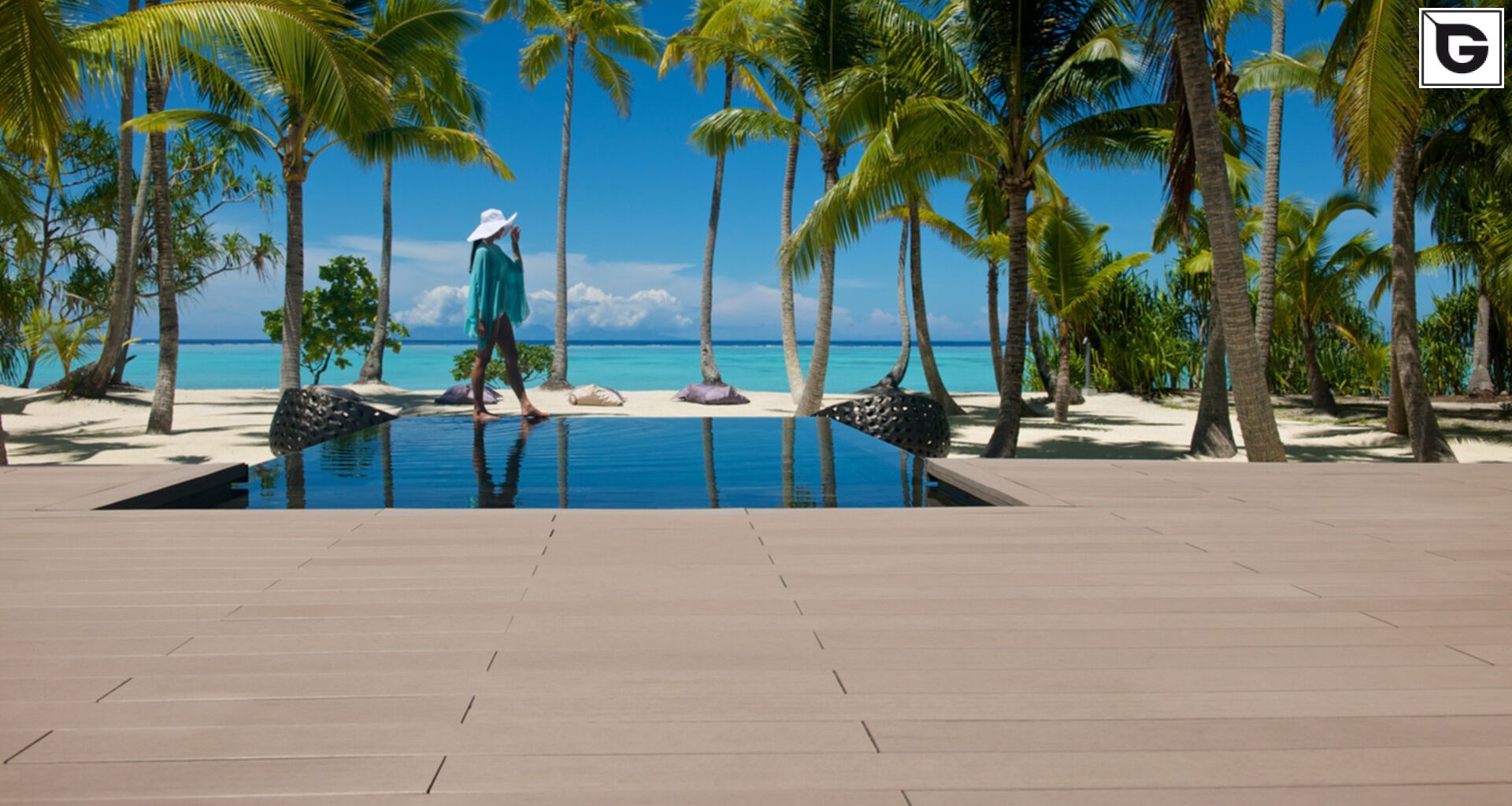 Restaurant und Hotelgewerbe_Schwimmbad deck_Vorzeigeprojekte - WPC holz 