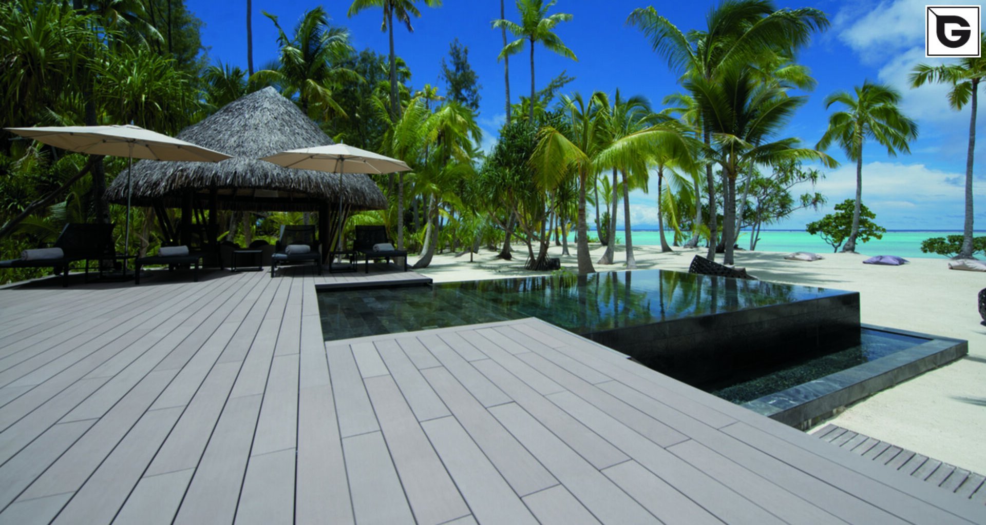 Restaurant und Hotelgewerbe_Schwimmbad deck_Vorzeigeprojekte - WPC holz 