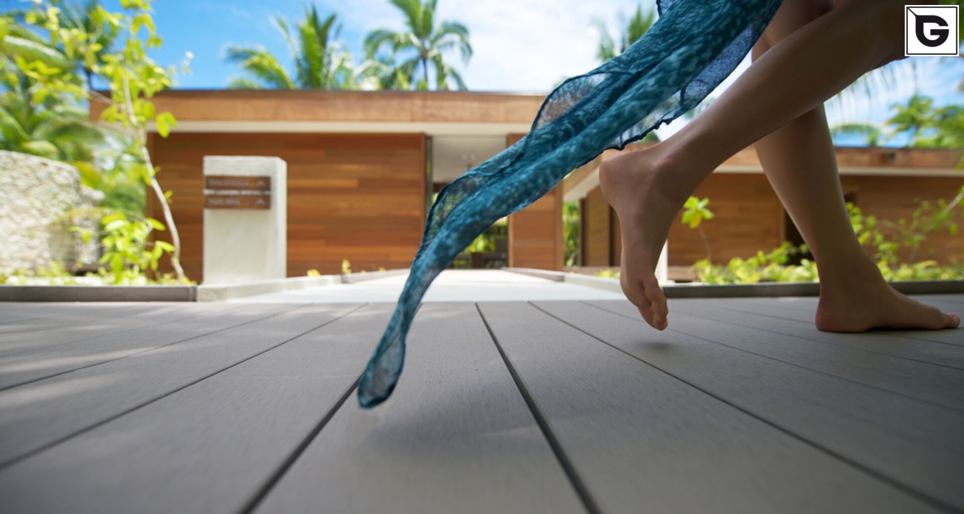 Restaurant und Hotelgewerbe_Brücken, Rampen, Gehweg_Vorzeigeprojekte - WPC holz 