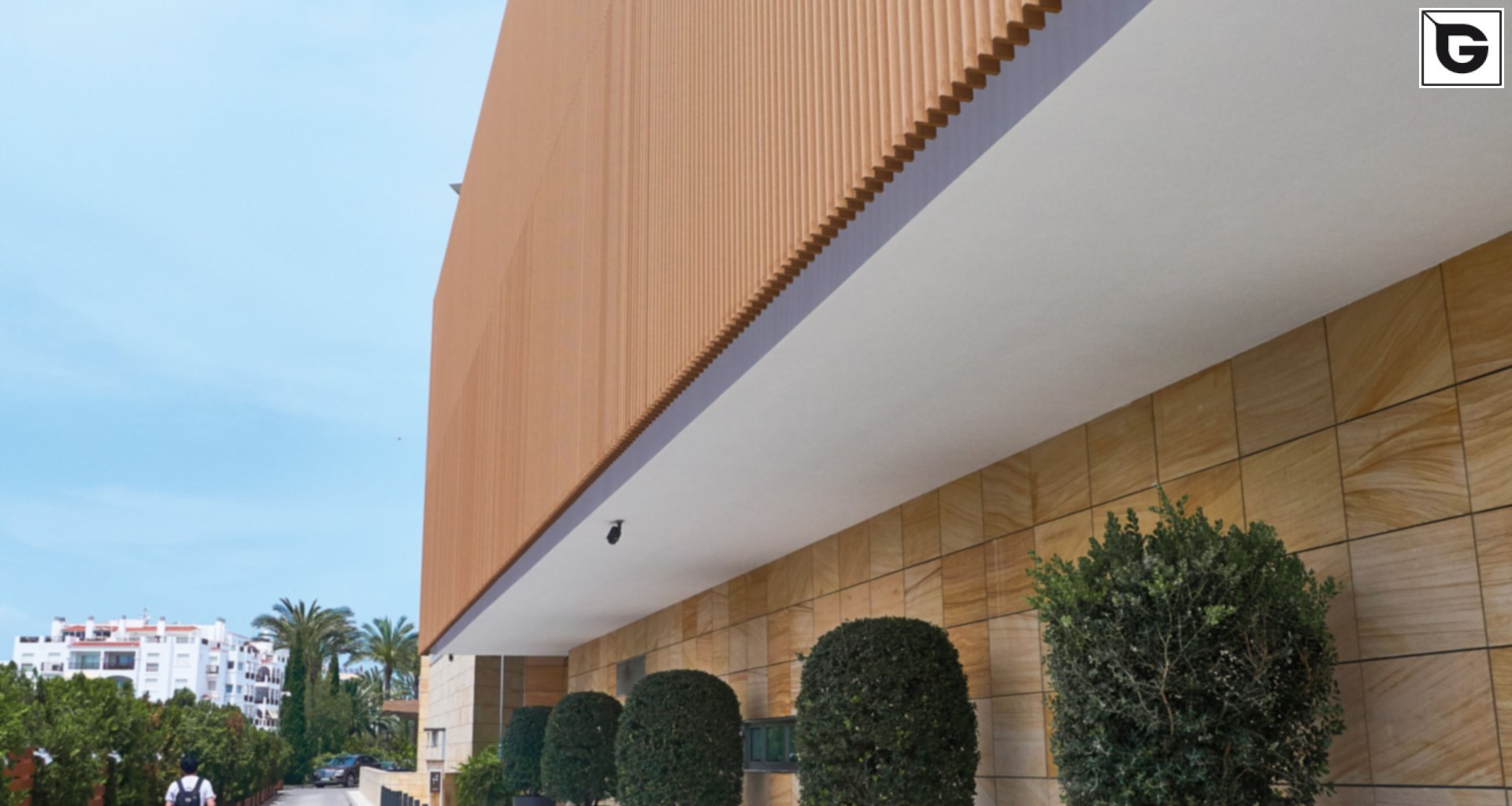 Restaurant und Hotelgewerbe_Offene Fassadenverkleidung - verti._Hotel