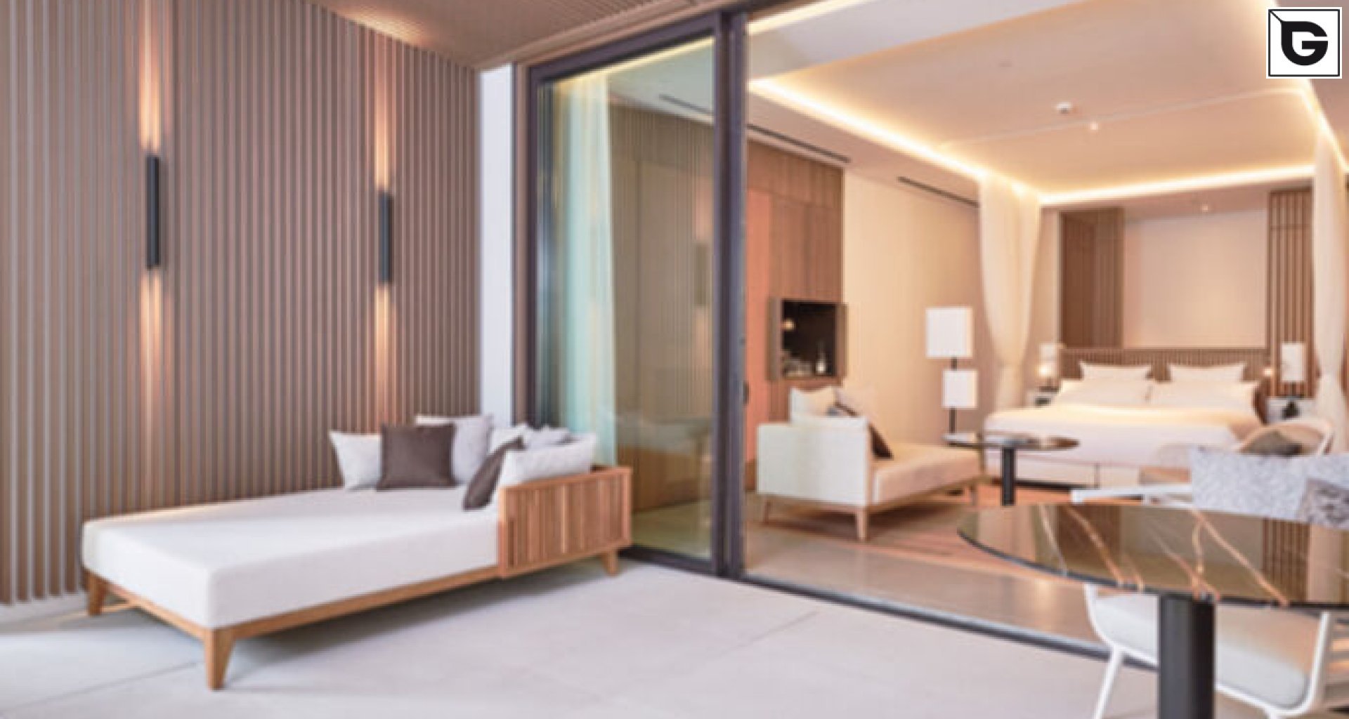 Restaurant und Hotelgewerbe_Vertical Sonnenschutz, jalousien_Vorzeigeprojekte - Hybrid holz