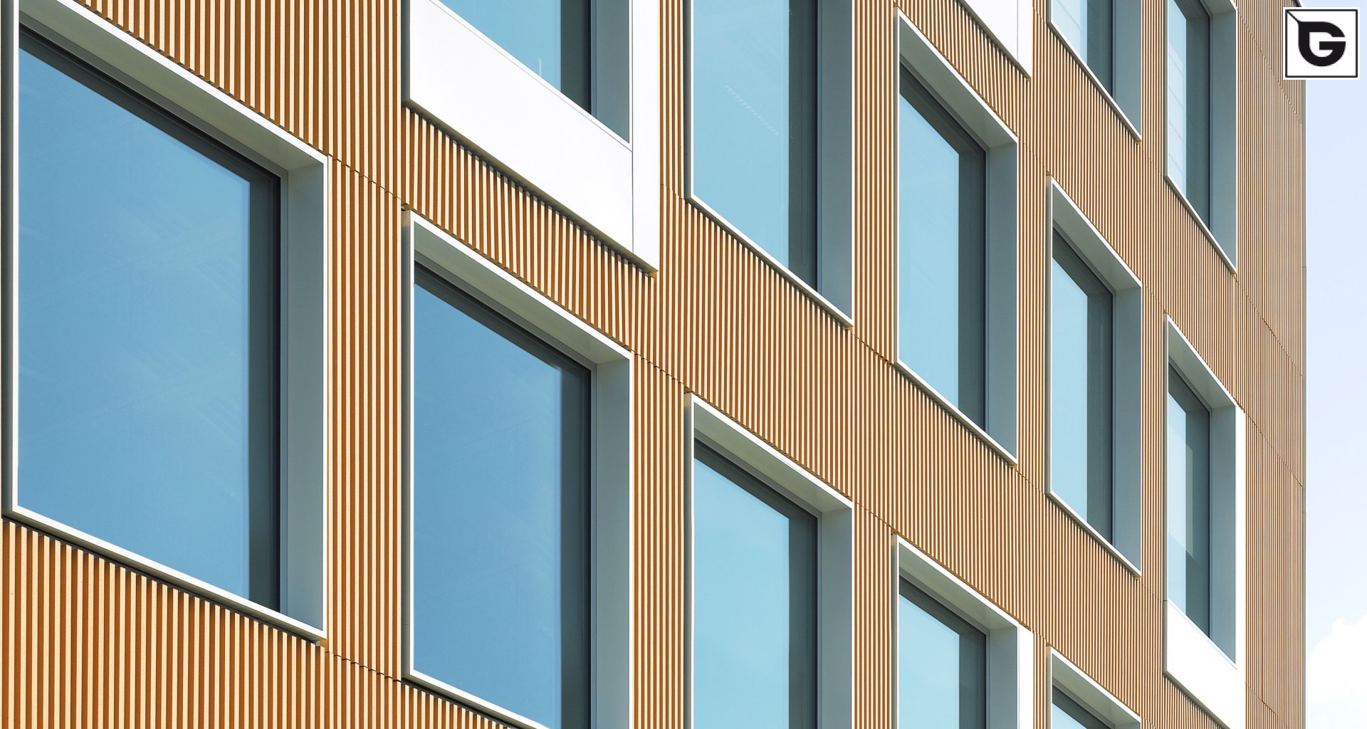 Kaufmännische Gebäude_Offene Fassadenverkleidung - verti._Finanzielle Institution