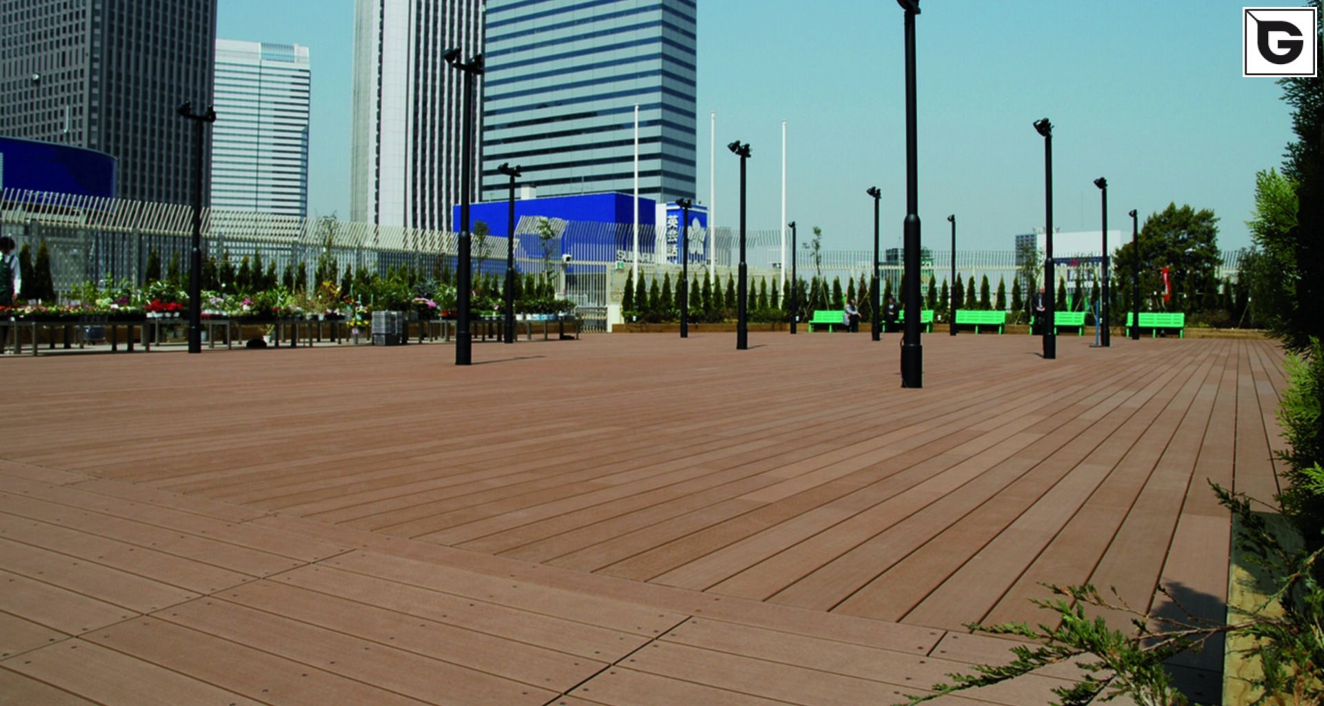 Kaufmännische Gebäude_Terrasse Gewerbliche Nutzung_Einkaufszentrum