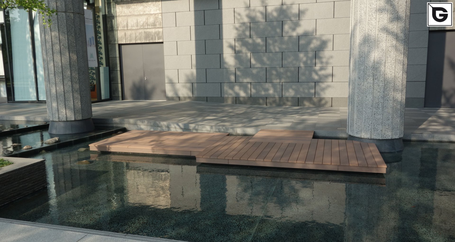 Kaufmännische Gebäude_Terrasse Gewerbliche Nutzung_Vorzeigeprojekte - WPC holz 