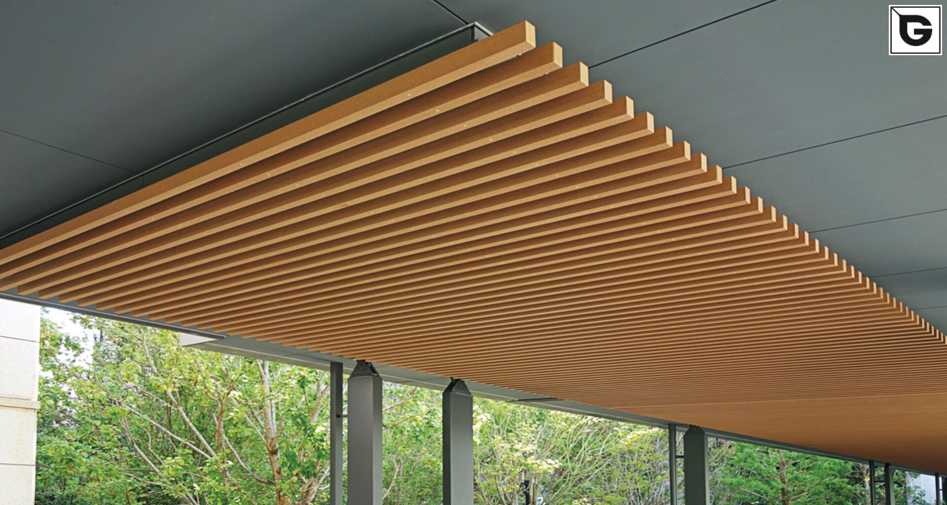 Kaufmännische Gebäude_Pergola, Dachüberstand, Dach_Vorzeigeprojekte - WPC holz 