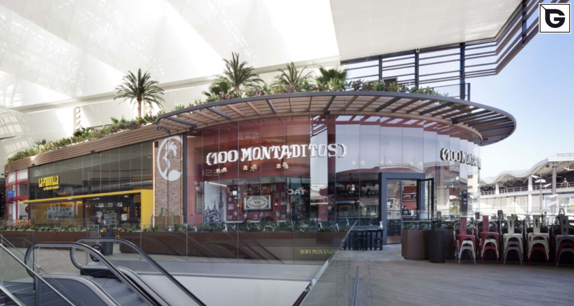 Kaufmännische Gebäude_Offene Fassadenverkleidung - horiz._Einkaufszentrum