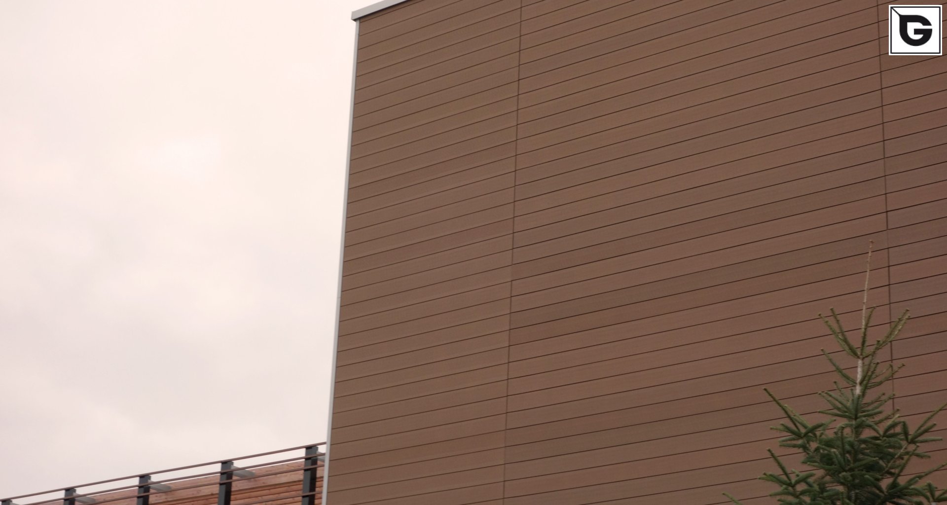 Kaufmännische Gebäude_Fassadenverkleidung - horizontal_Einkaufszentrum