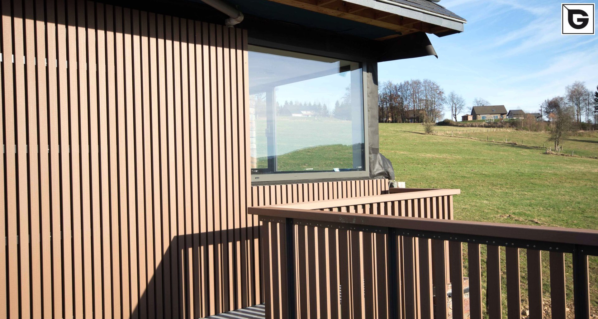 Privathaus_Offene Fassadenverkleidung - verti._Privatresidenz