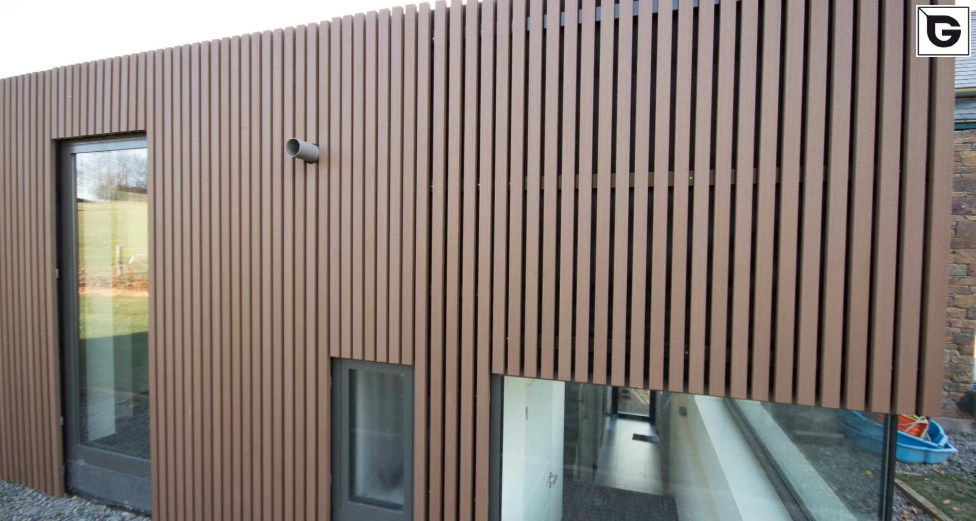 Privathaus_Offene Fassadenverkleidung - verti._Privatresidenz