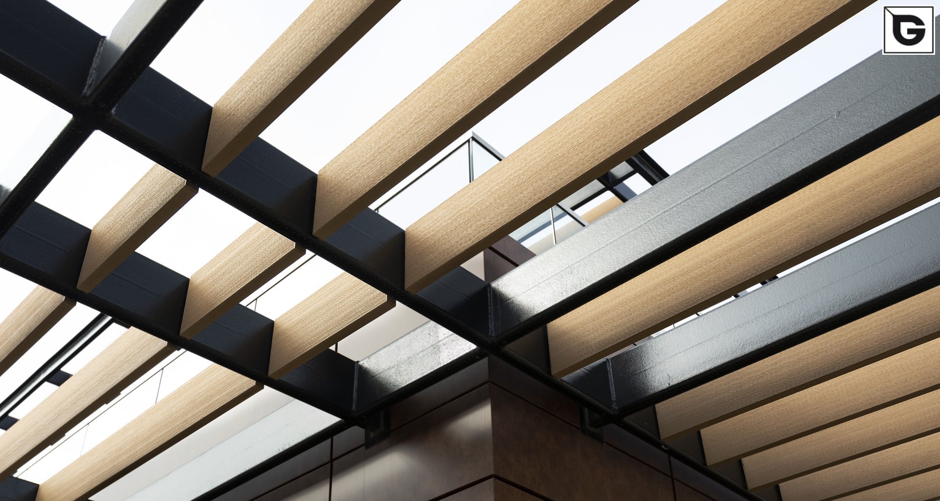 Institutional Buildings_horizontal brise soleil, louver _bent profiles