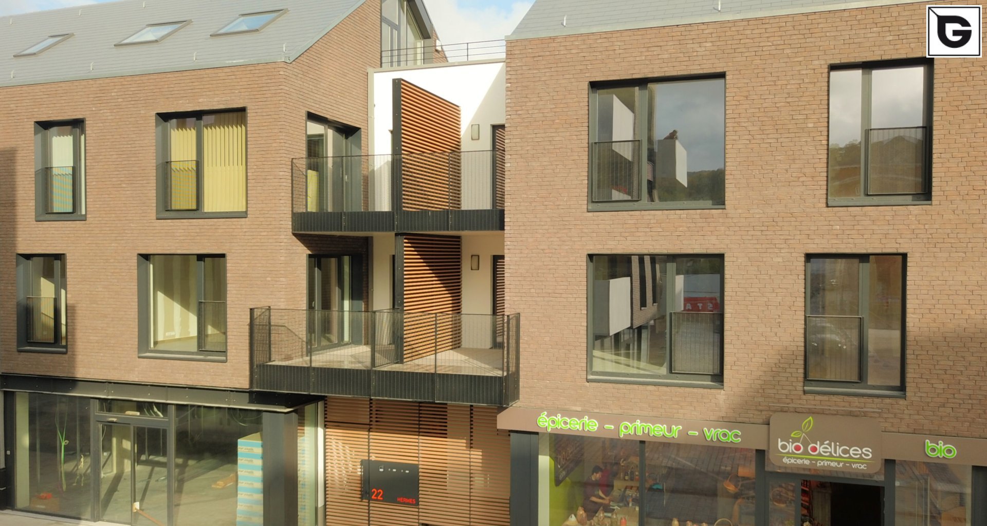 Wohngebäude_Sichtblenden, Gitterwerk, Sichtschutz_Wohnhaus