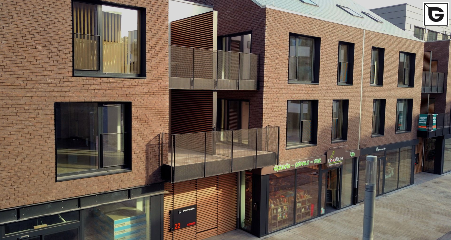 Wohngebäude_Sichtblenden, Gitterwerk, Sichtschutz_Wohnhaus